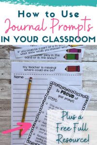 printable journal prompts Pinterest Pin graphic