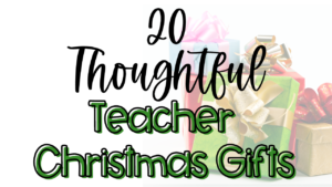 Gift ideas for teacher for Christmas